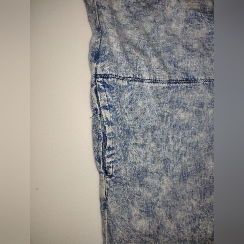 Denim Blue Mini Dress - Picture 3 of 5